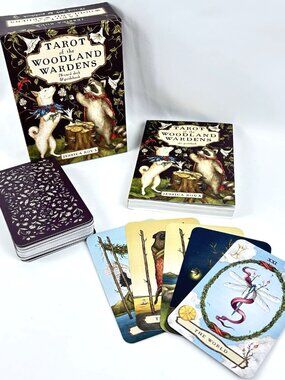 Tarot of the Woodland Wardens 78-Card Deck & Guide by Jessica Roux Complete